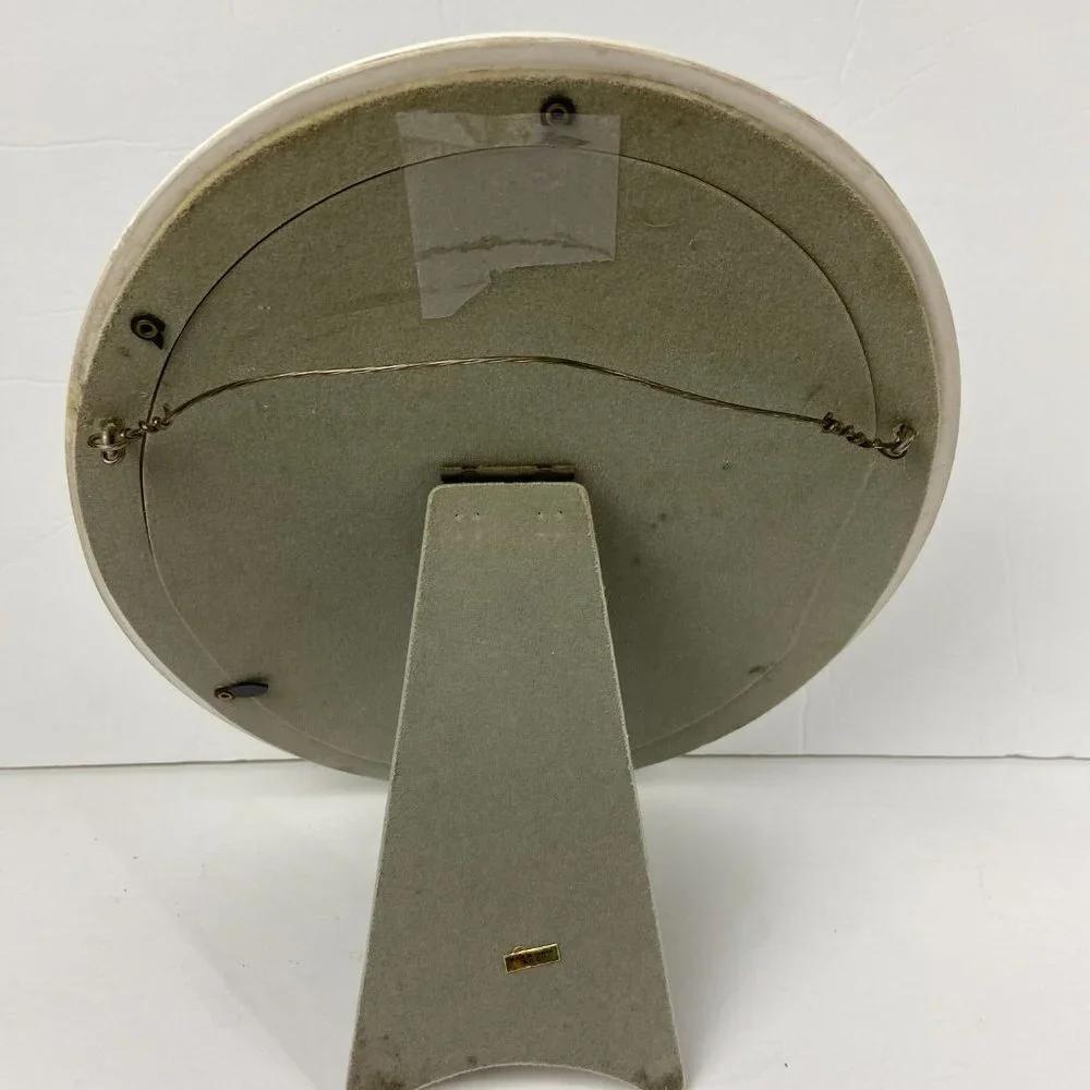 Vintage Ceramic Large Oval Frame 10.5